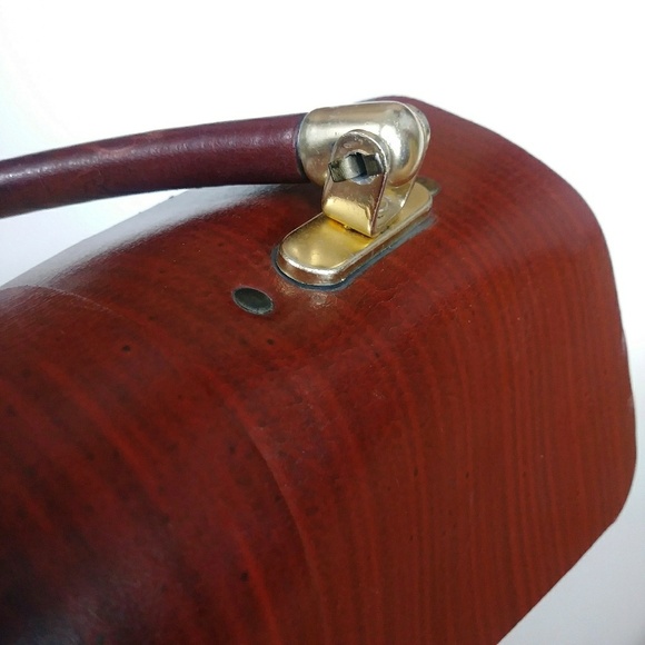 🚺VINTAGE Straw & Leather Handbag - Picture 6 of 6